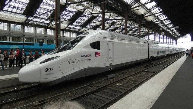 Présentation du TGV M en gare de Paris Lyon, le 6 octobre 2023