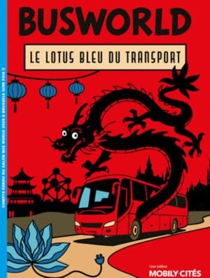 Couverture Bus World inspiration tintin