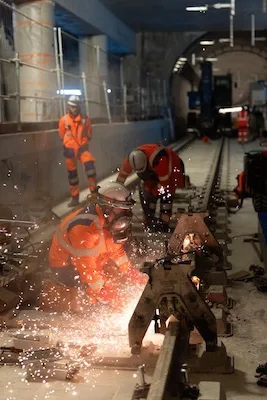 Travaux Chantier ligne 16