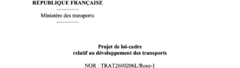 Projet de loi cadre Expose des motifs