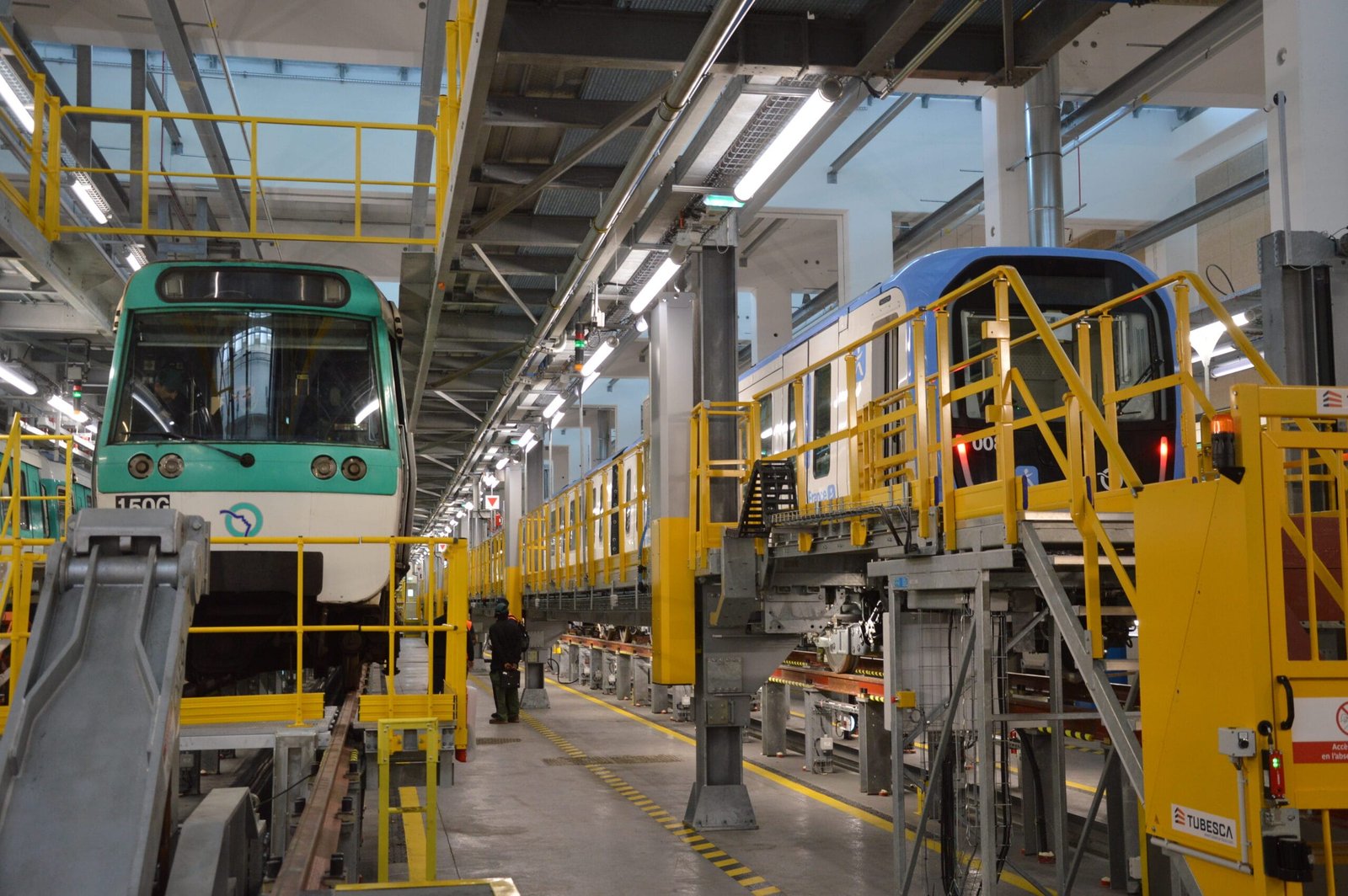 Ligne 13 : un atelier tout neuf pour un métro tout neuf