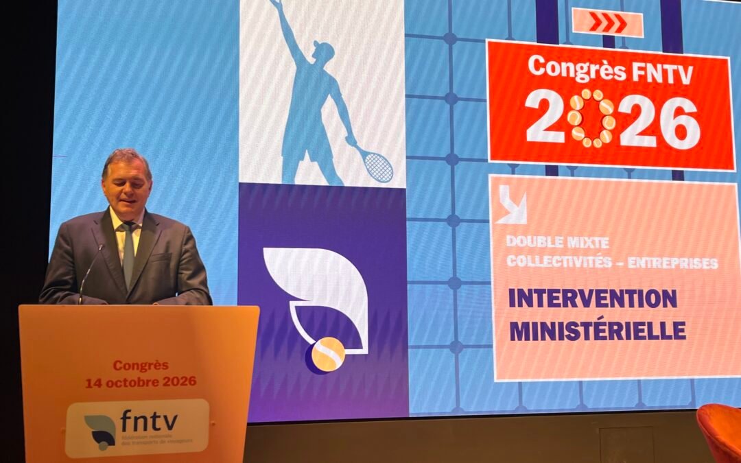 Philippe Tabarot lors du congrès de la FNTV 2026 à Roland-Garros